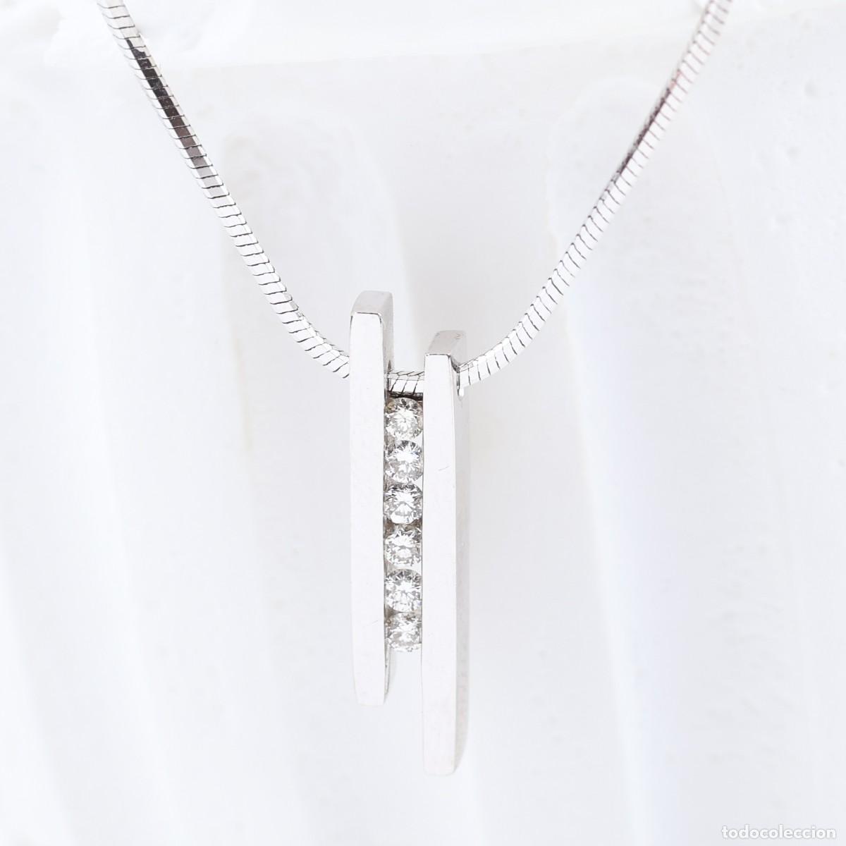 Joyeria: Gargantilla oro blanco con diamantes - Foto 1