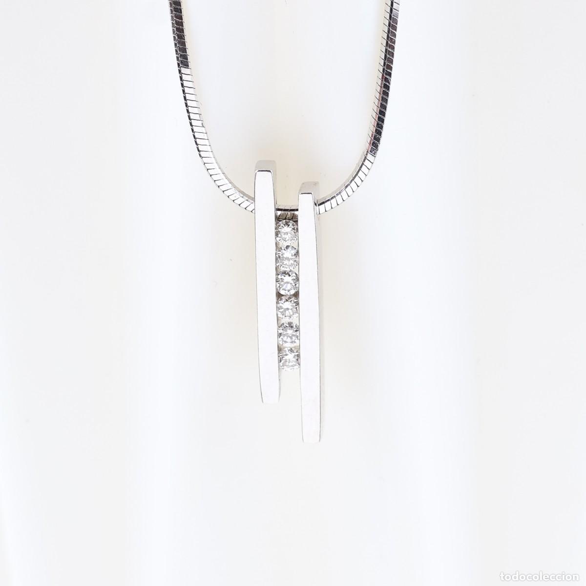 Joyeria: Gargantilla oro blanco con diamantes - Foto 2