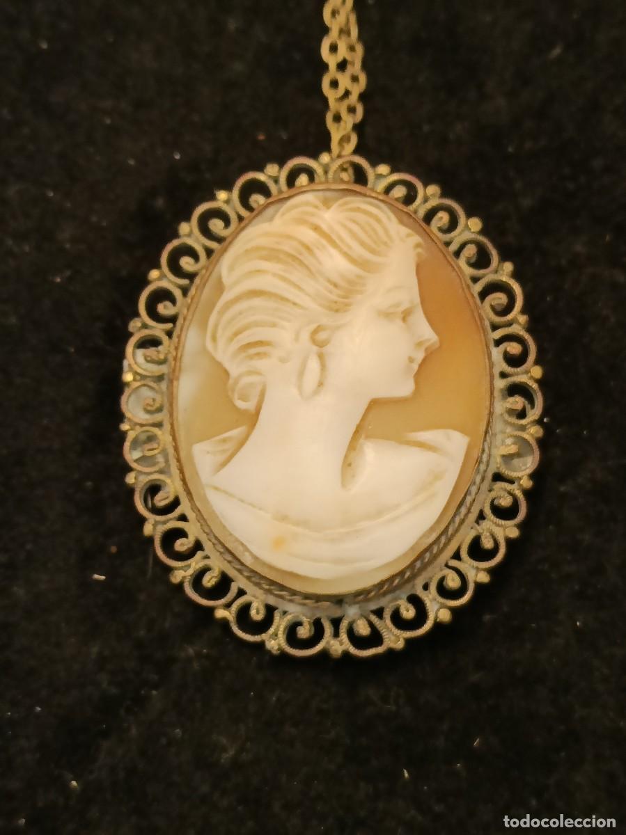Joyeria: Antiguo camafeo de concha - Foto 1
