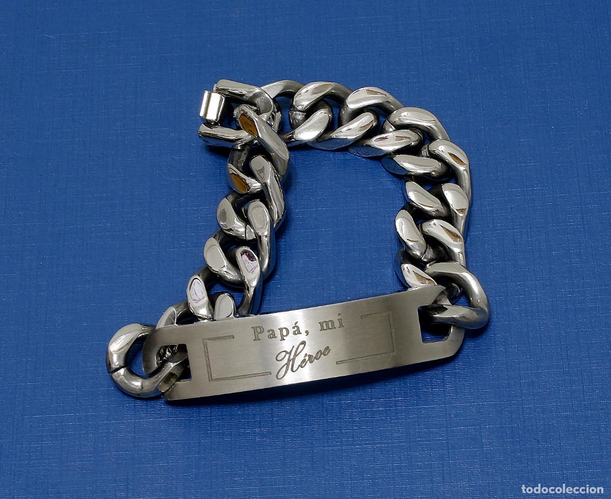 Joyeria: MAGN&Iacute;FICA PULSERA &rdquo;PAR&Aacute;, MI H&Eacute;ROE&rdquo; , EXC - Foto 1