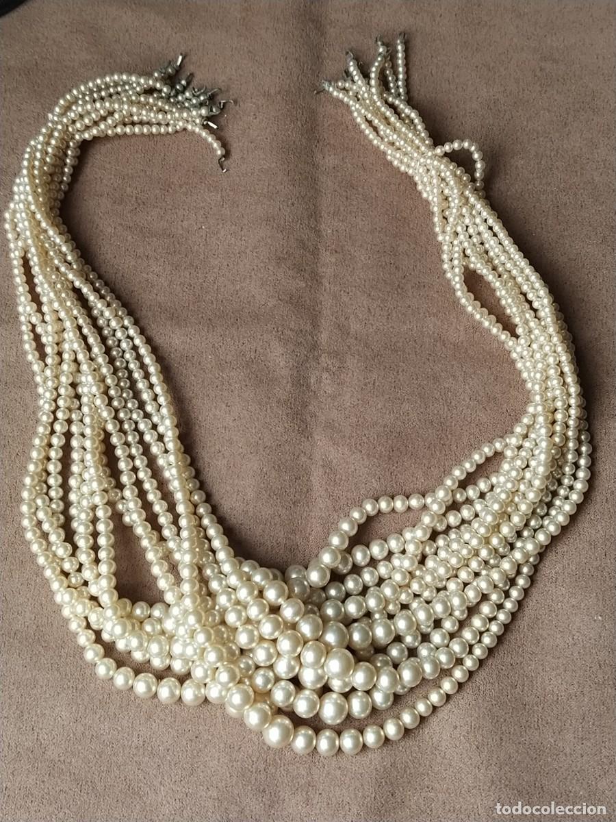 Joyeria: 12 collares de perlas sin cierre - Foto 1