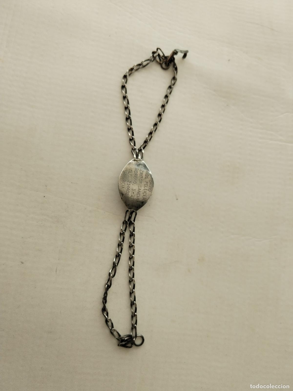 Joyeria: pulsera esclava doble cadena en plata de ley - Foto 2