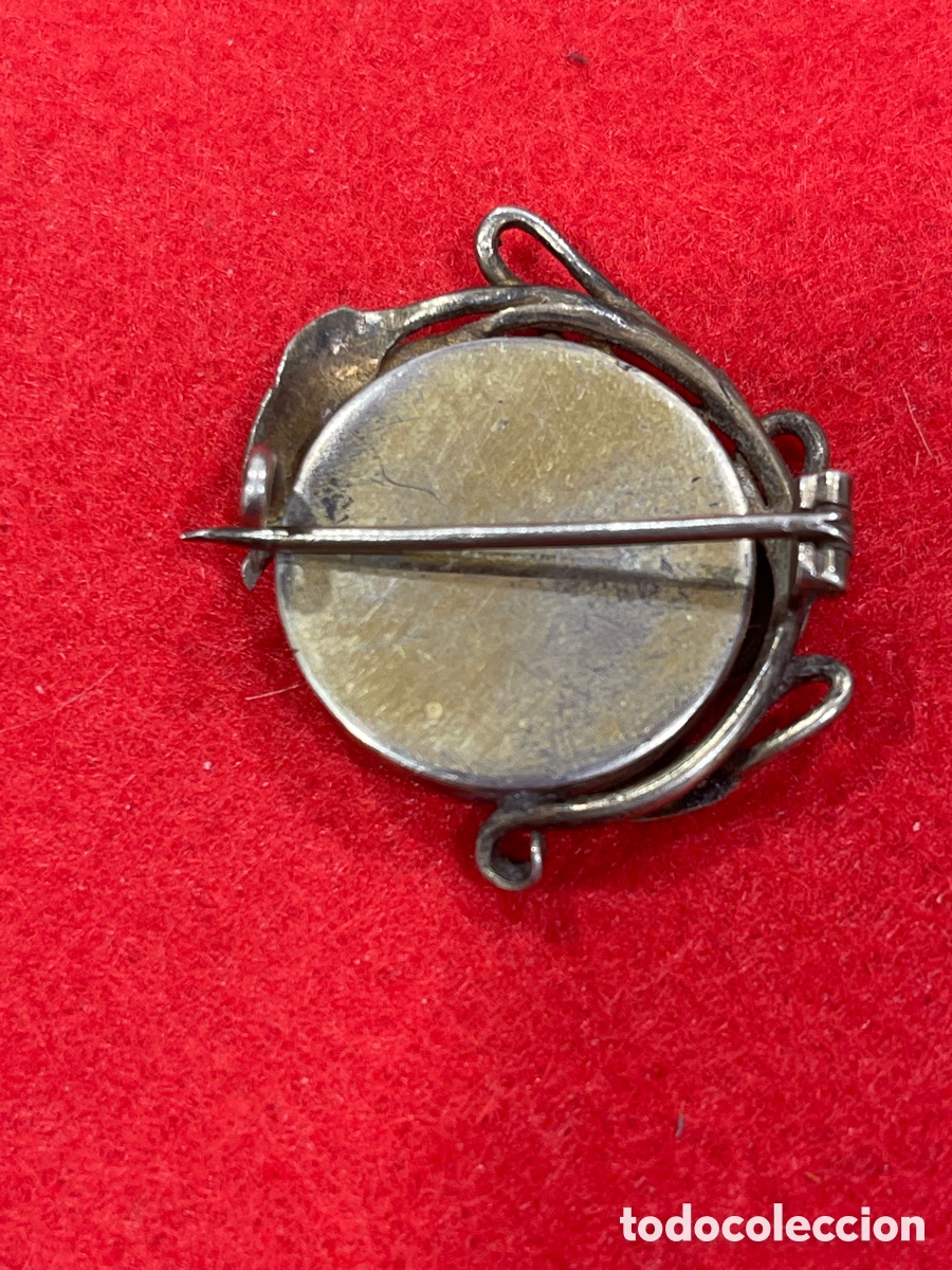 Joyeria: Broche modernista en plata de ley. - Foto 2