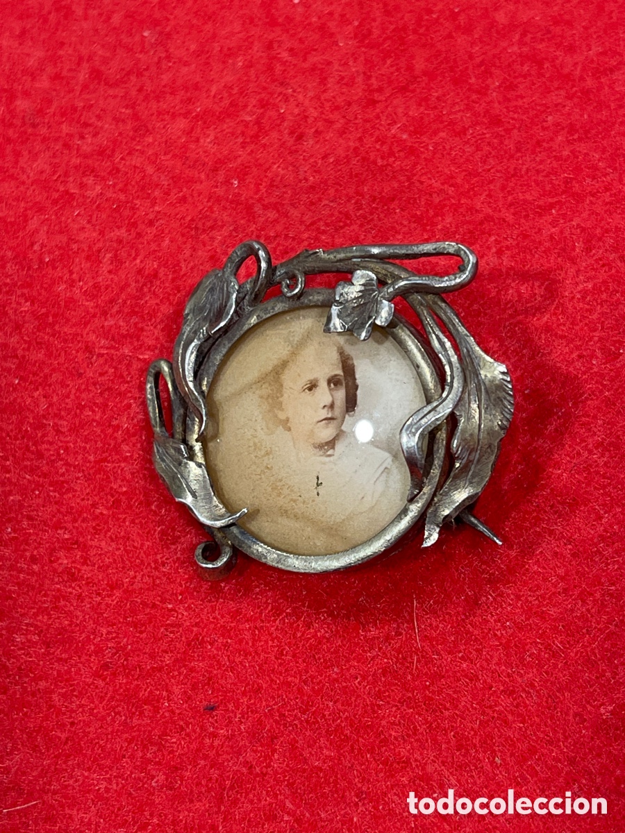 Joyeria: Broche modernista en plata de ley. - Foto 1