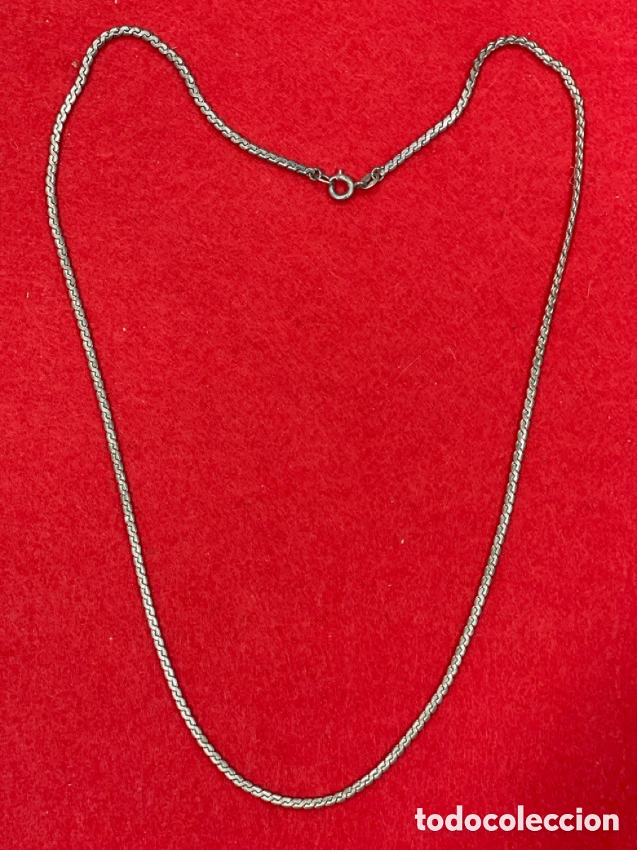 Joyeria: Cadena en plata de ley contrastada. - Foto 1