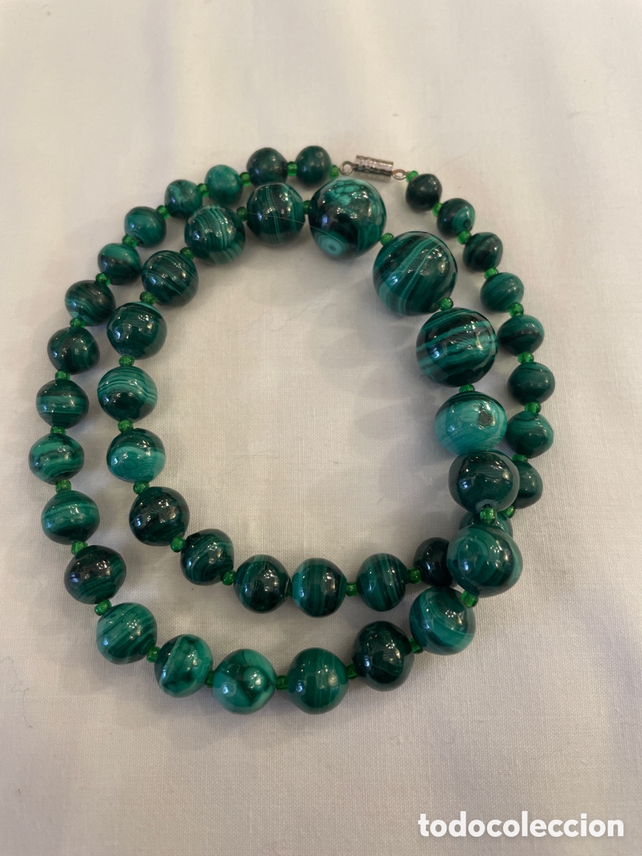 Joyeria: Collar de Malaquita natural. - Foto 4