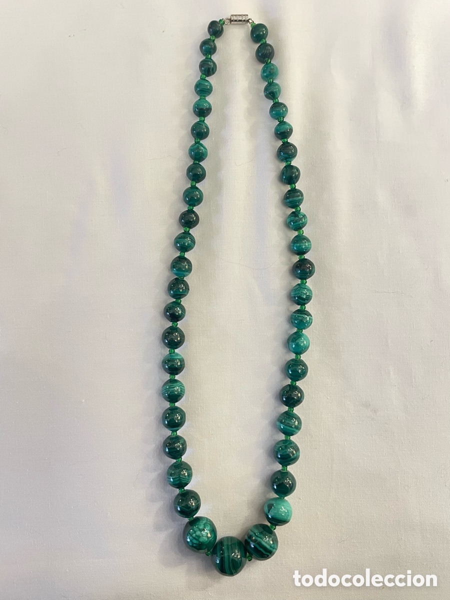 Joyeria: Collar de Malaquita natural. - Foto 1