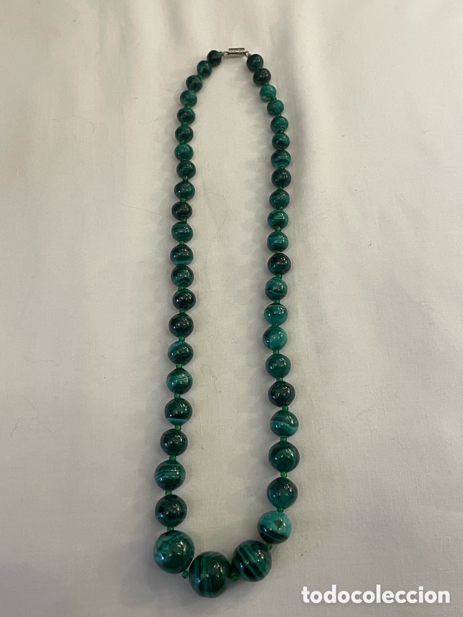 Joyeria: Collar de Malaquita natural. - Foto 2