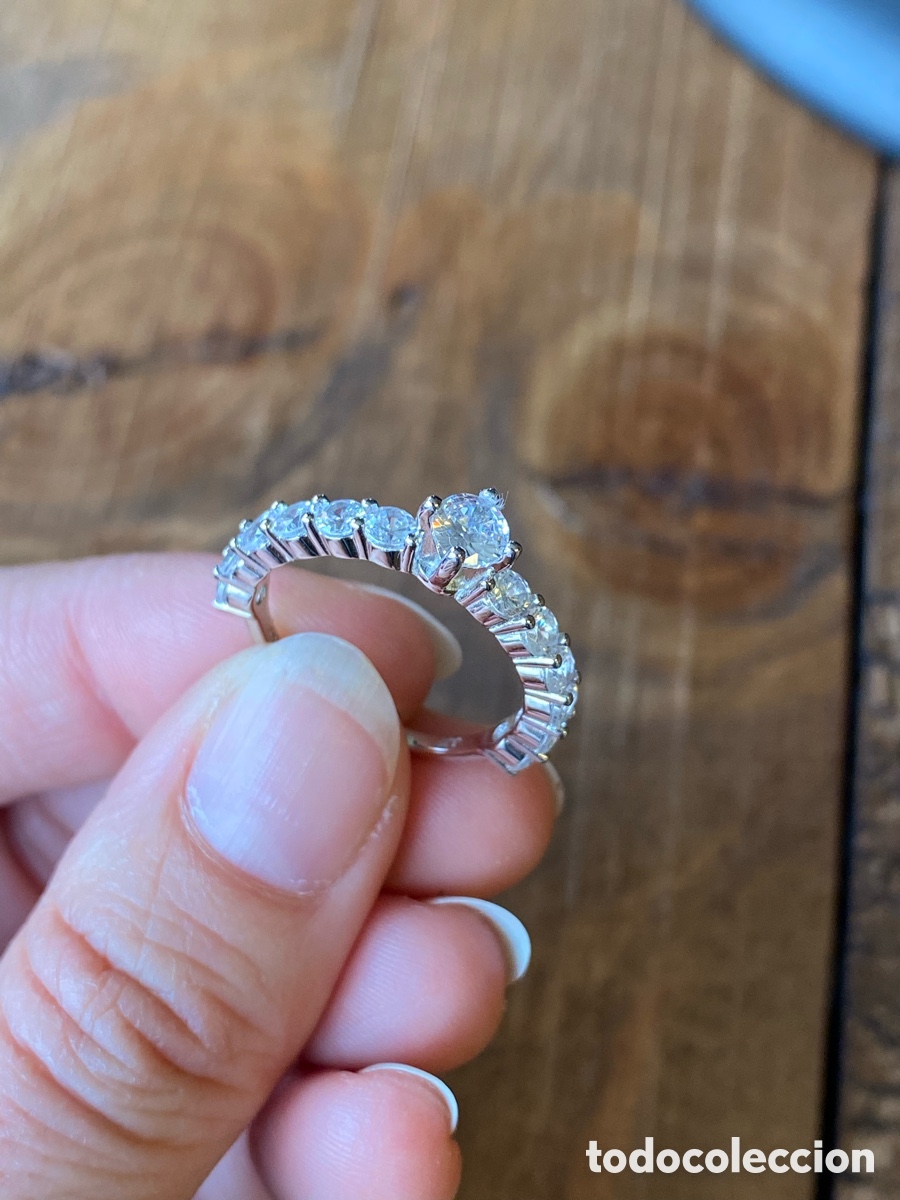 Joyeria: Sortija plata 925 y circonitas - Foto 3
