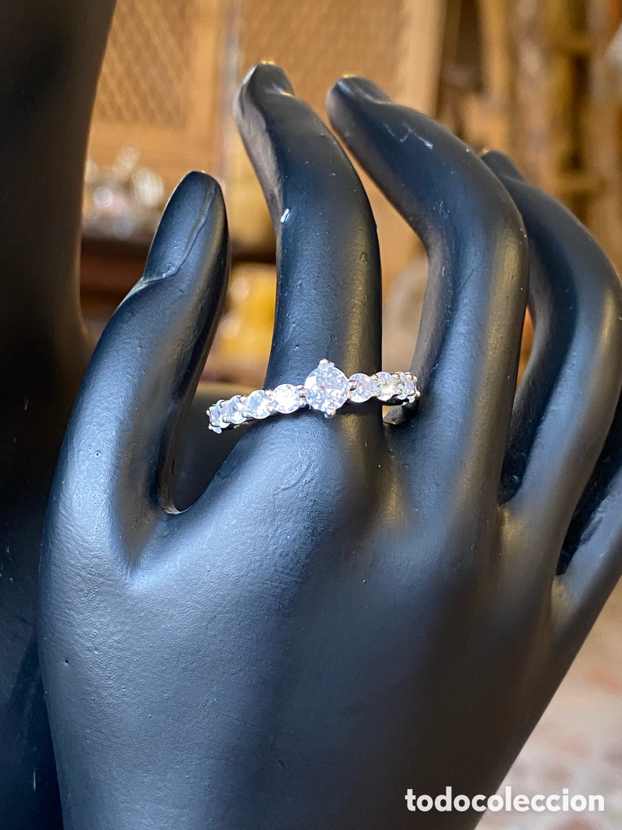Joyeria: Sortija plata 925 y circonitas - Foto 1