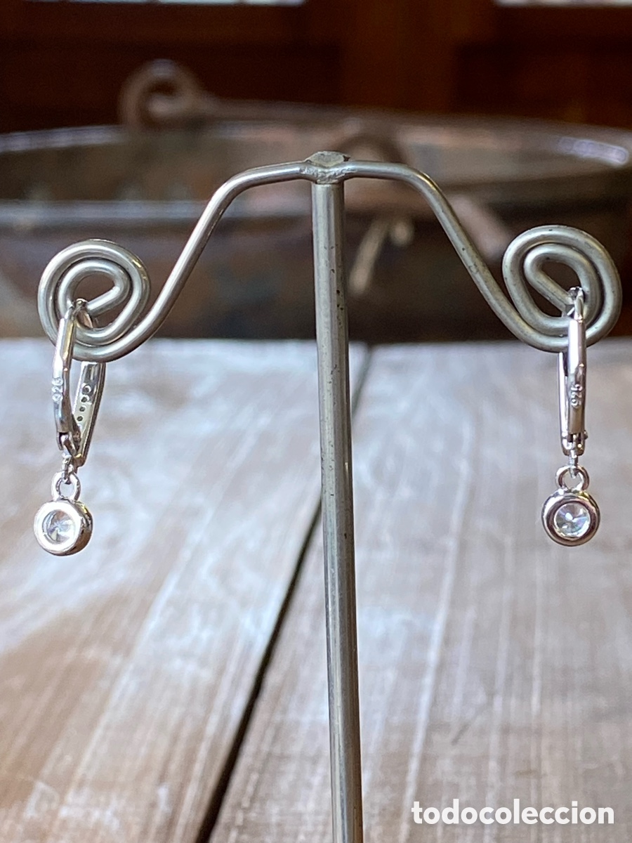 Joyeria: Pendientes colgantes plata 925 - Foto 3