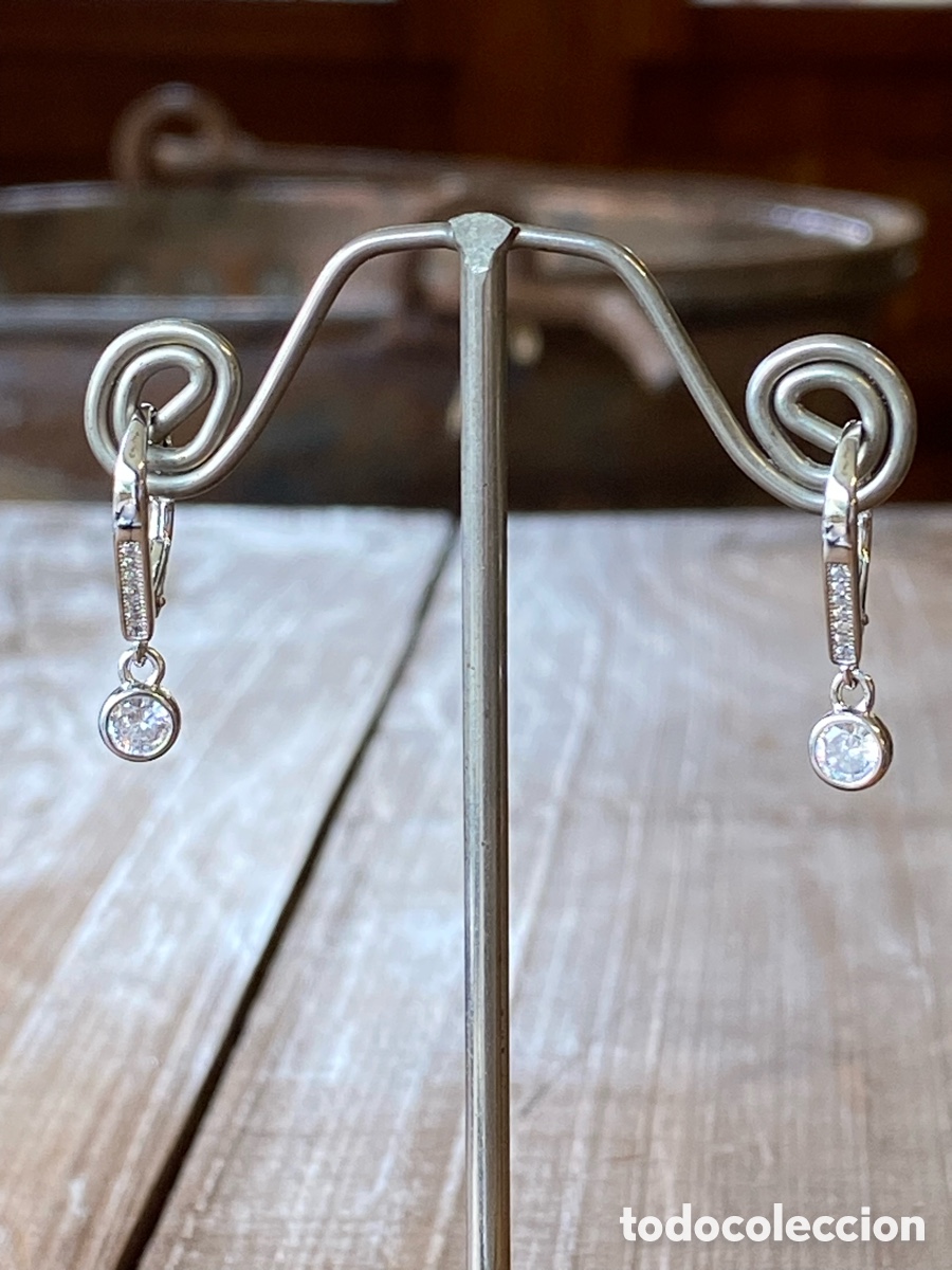 Joyeria: Pendientes colgantes plata 925 - Foto 1
