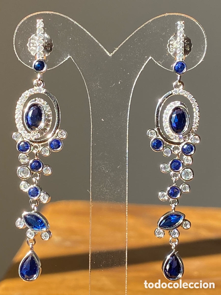 Joyeria: Pendientes largos plata y circonitas - Foto 7