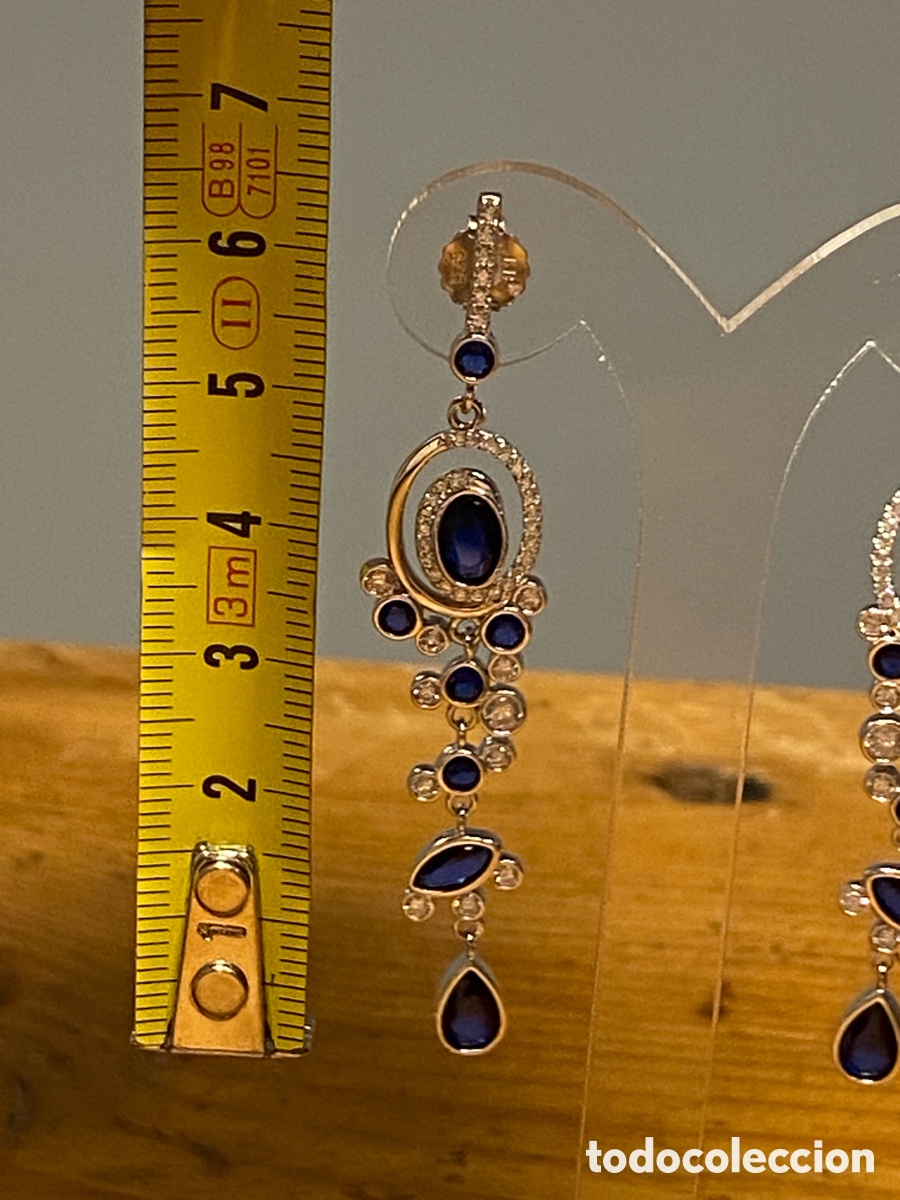 Joyeria: Pendientes largos plata y circonitas - Foto 9