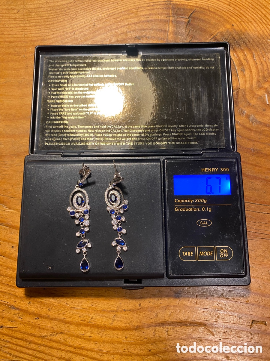 Joyeria: Pendientes largos plata y circonitas - Foto 11