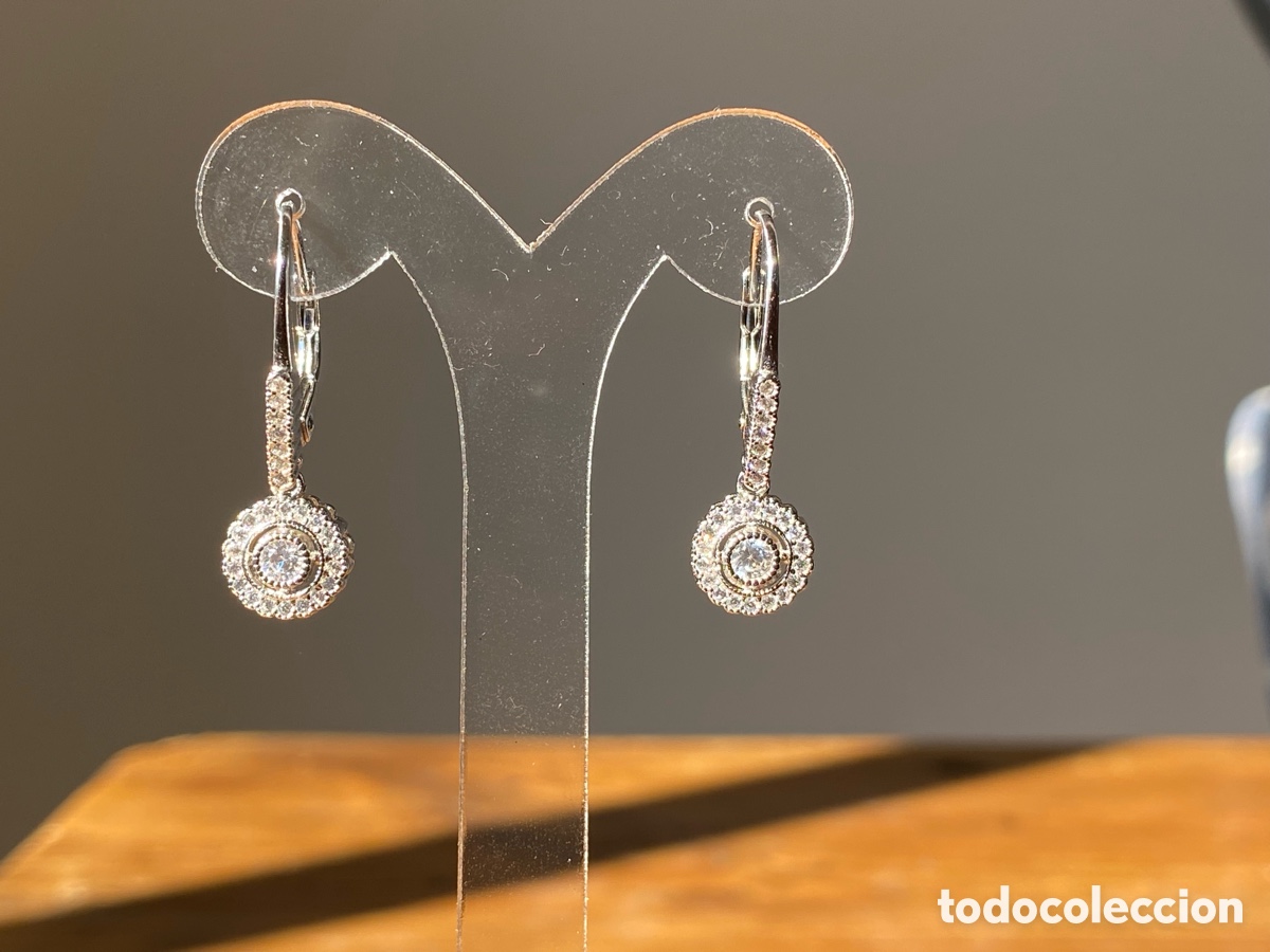 Joyeria: Pendientes art dec&oacute; plata - Foto 2