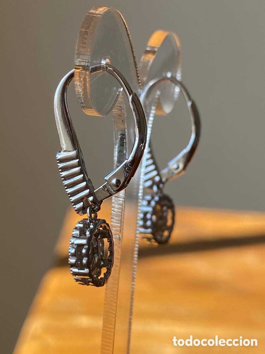 Joyeria: Pendientes art dec&oacute; plata - Foto 7