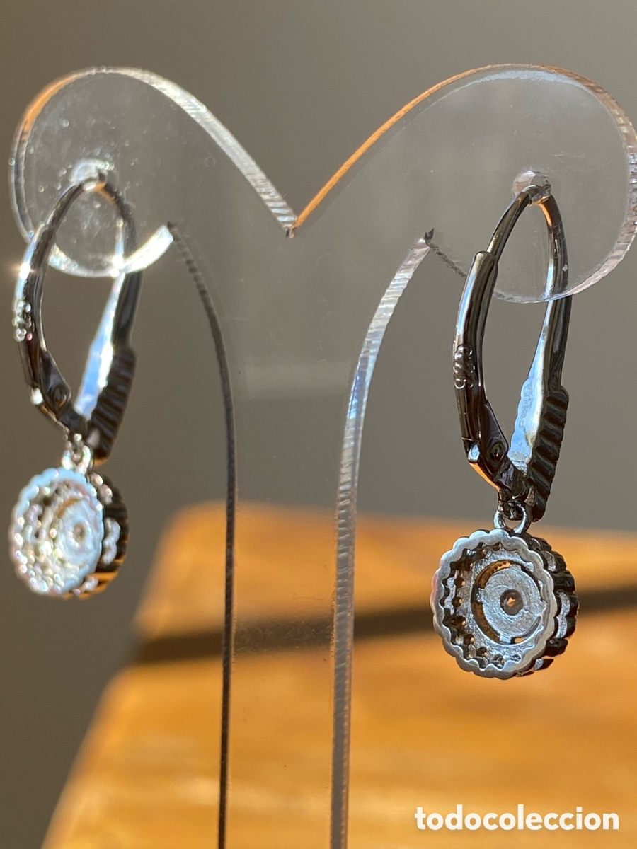 Joyeria: Pendientes art dec&oacute; plata - Foto 8