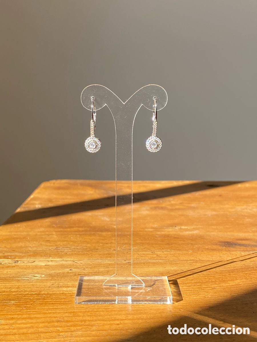 Joyeria: Pendientes art dec&oacute; plata - Foto 1