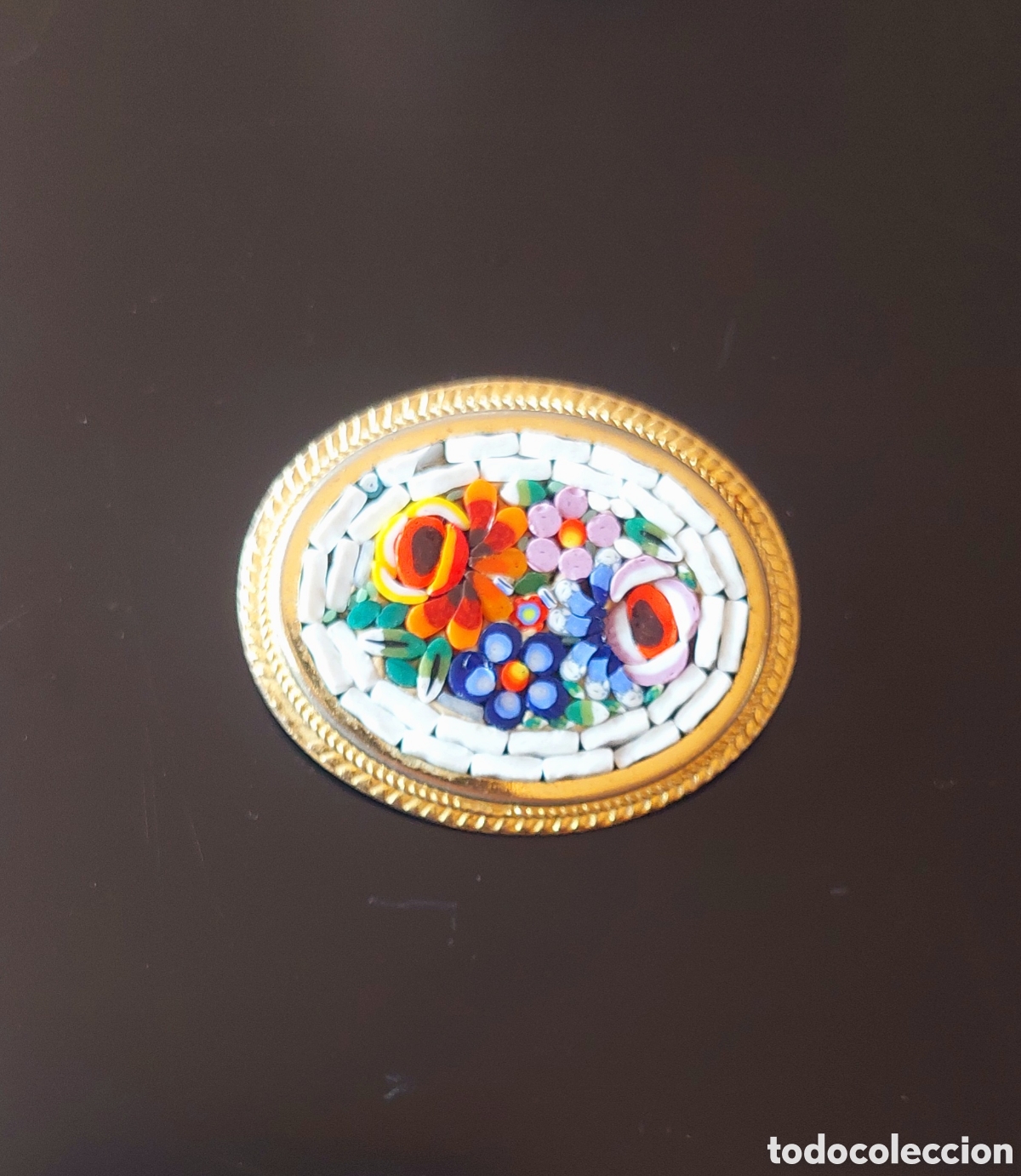 Joyeria: Vintage micromosaic broche - Foto 7