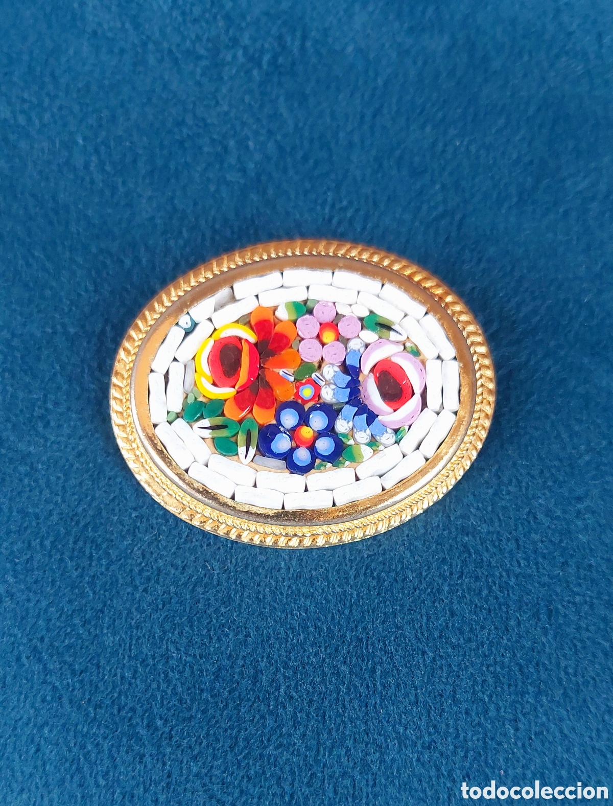 Joyeria: Vintage micromosaic broche - Foto 1