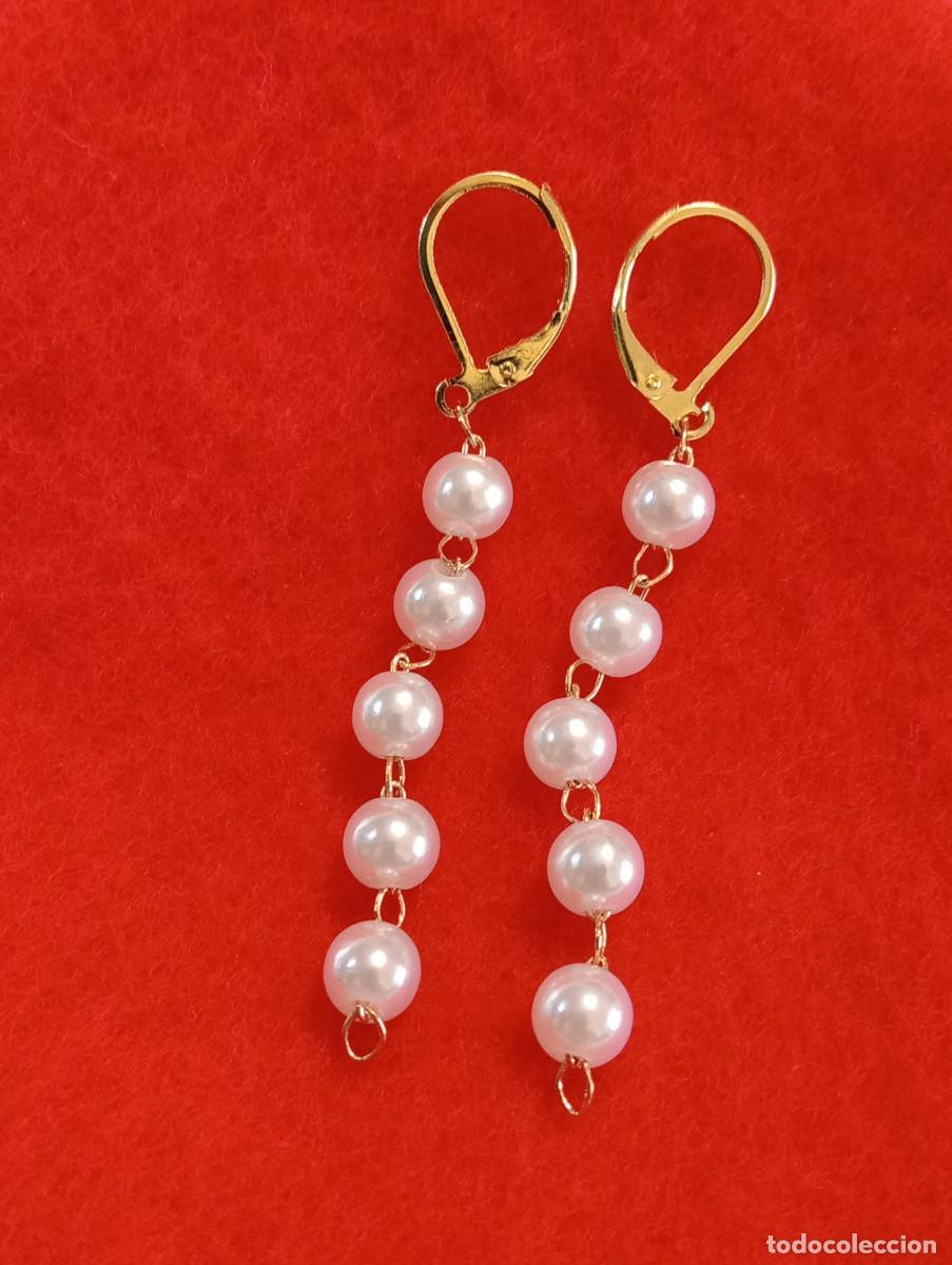 Joyeria: PENDIENTES DE PERLAS BLANCAS (SIN USAR) - Foto 1