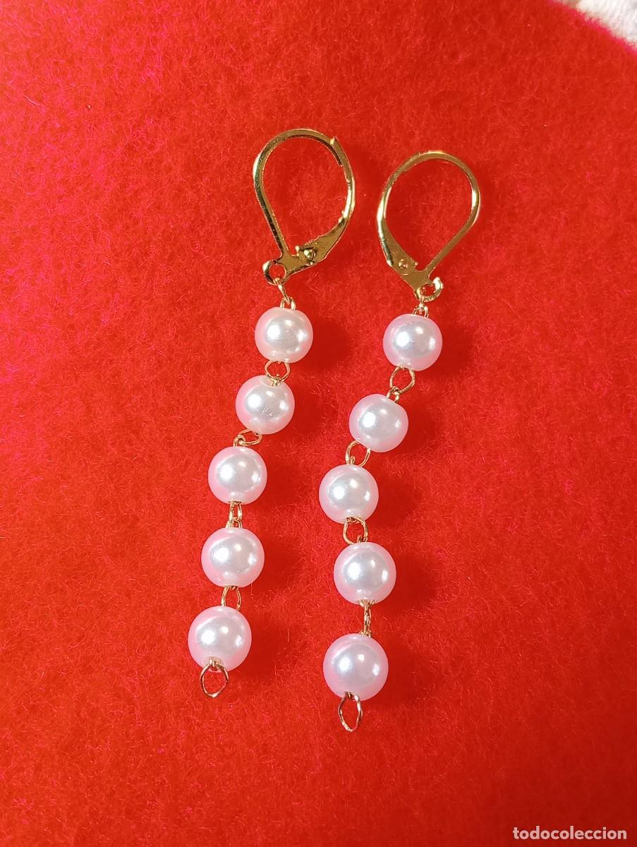 Joyeria: PENDIENTES DE PERLAS BLANCAS (SIN USAR) - Foto 2