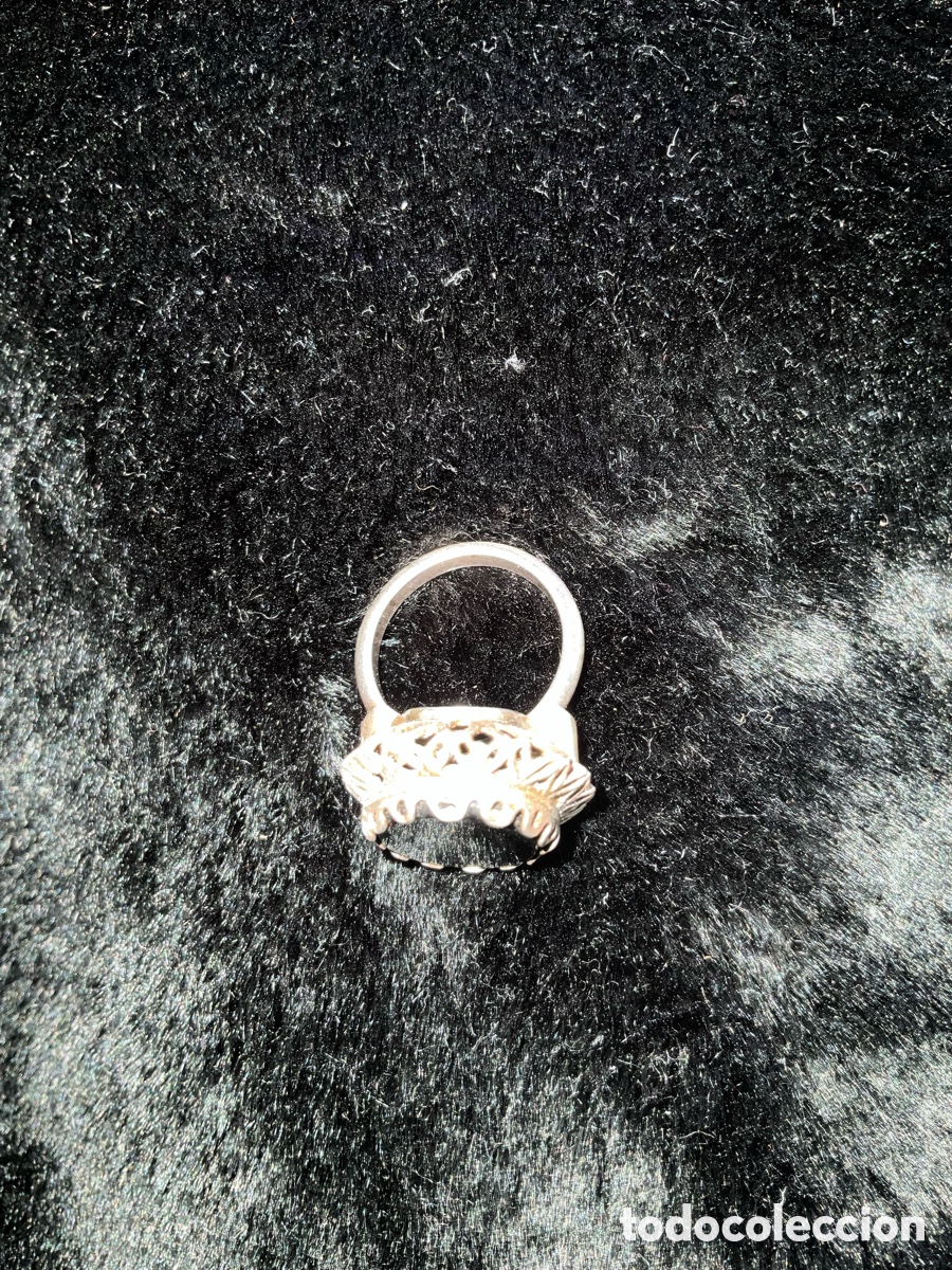 Joyeria: Anillo vintage plata y &oacute;nix - Foto 2