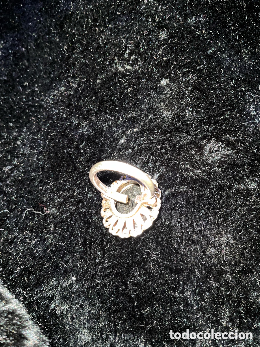 Joyeria: Anillo vintage plata y &oacute;nix - Foto 6