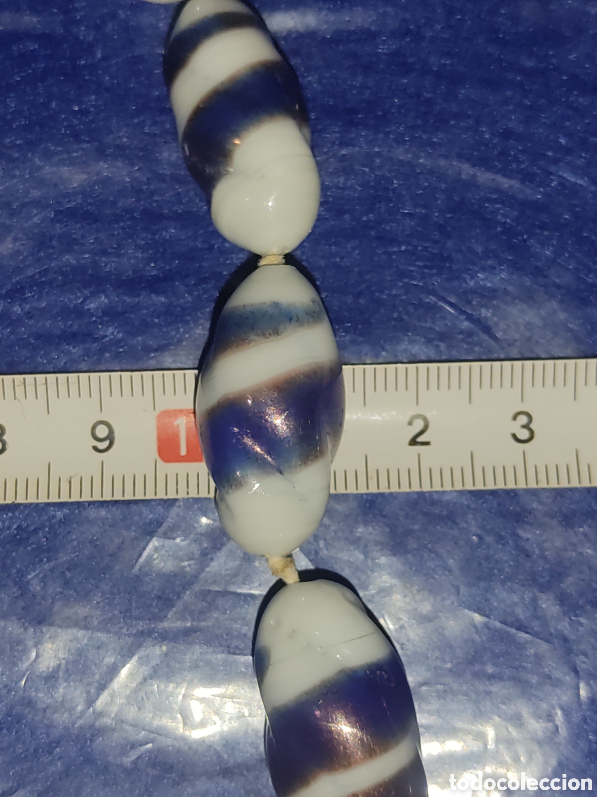 Joyeria: Collar de cristal de Murano o opalina,hermosas cuentas. - Foto 6