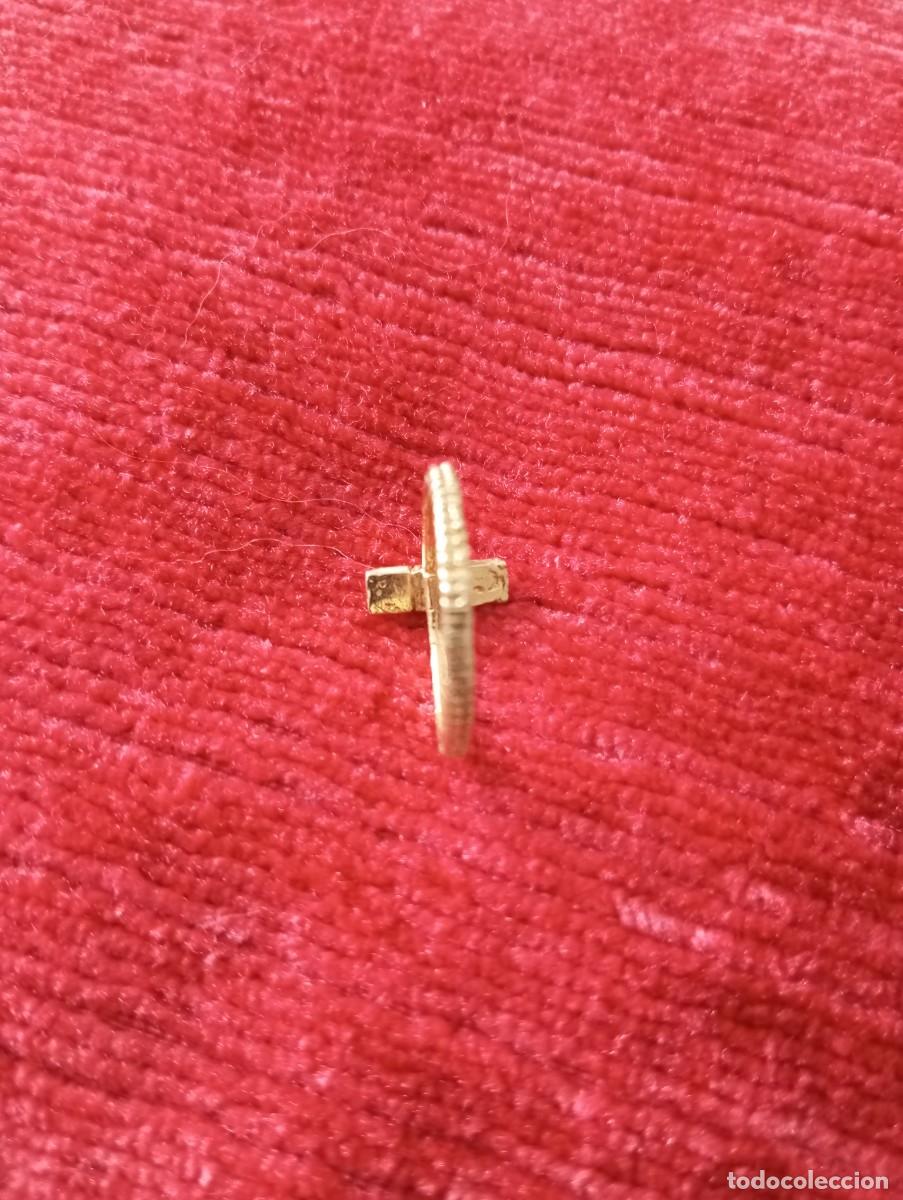 Joyeria: SORTIJA CHAPADA EN ORO, MEDIDA 14 - Foto 3
