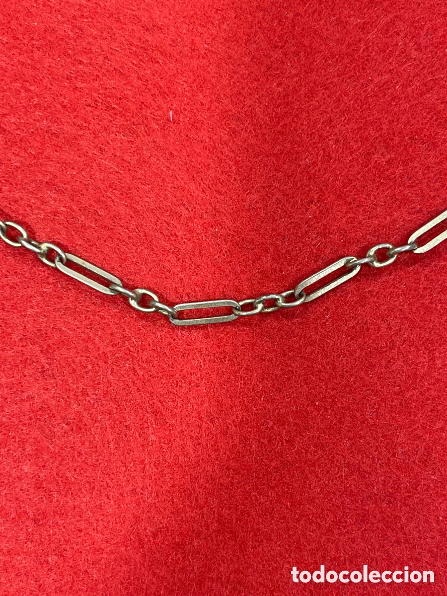 Joyeria: Cadena en plata de ley sobredorada. Gran tama&ntilde;o. - Foto 2