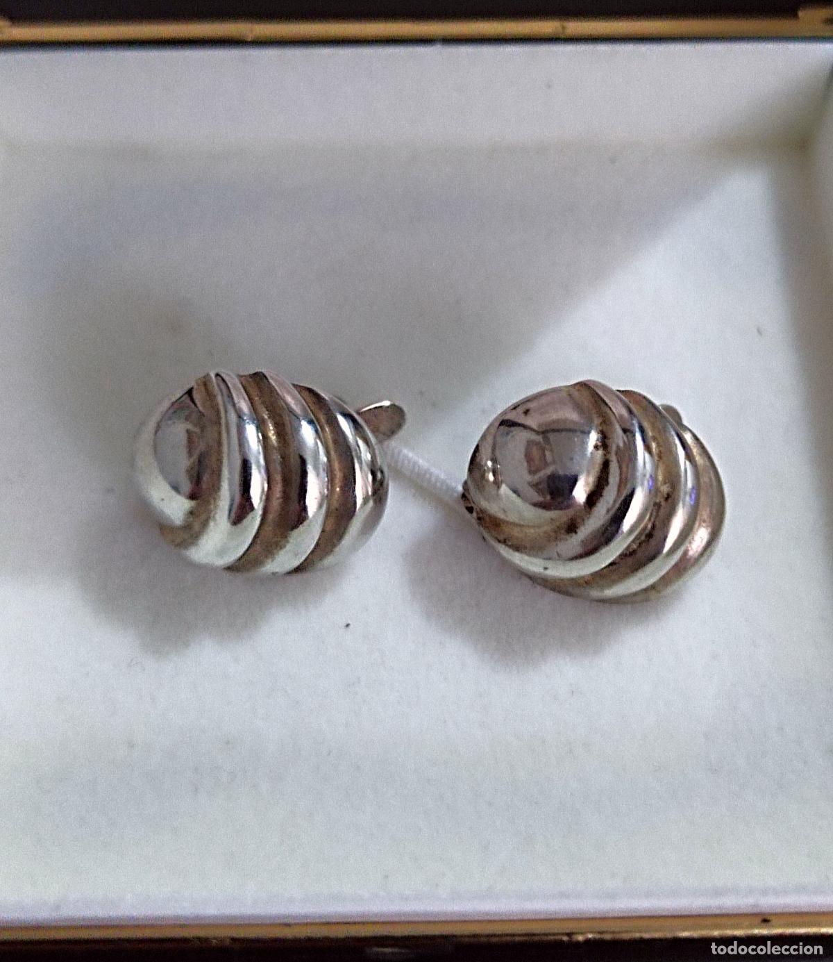 Joyeria: Pendientes de plata de ley, cierre de pala. - Foto 3