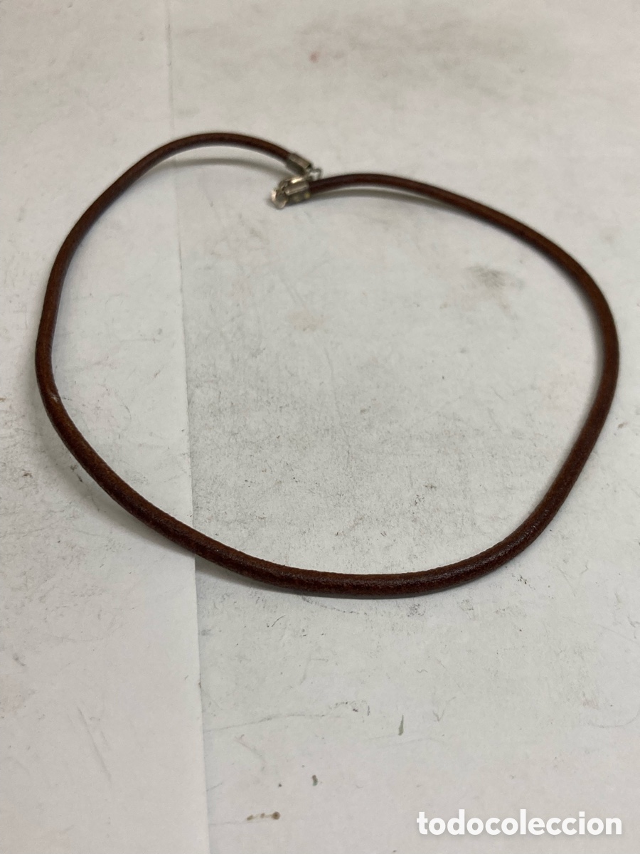 Joyeria: Collar de cuero y plata CC196 - Foto 1