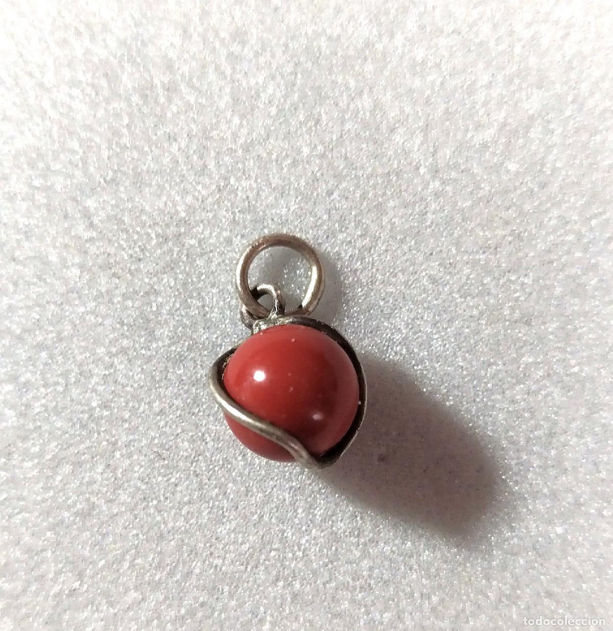 Joyeria: Colgante de plata con piedra roja. - Foto 2