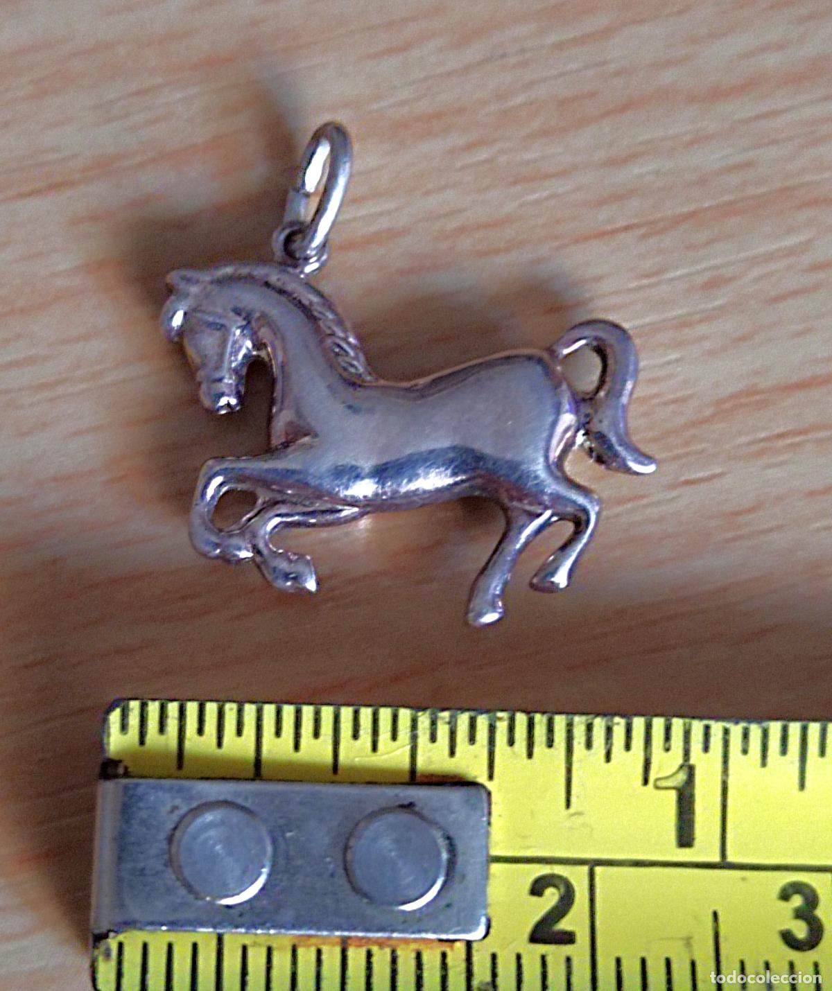 Joyeria: Colgante de caballo, plata de ley. - Foto 3