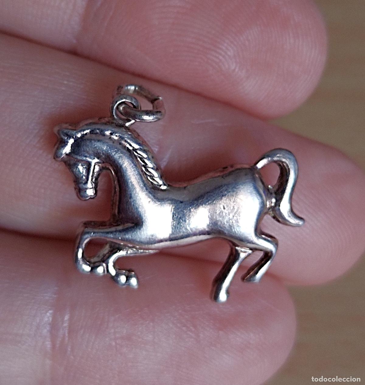 Joyeria: Colgante de caballo, plata de ley. - Foto 4