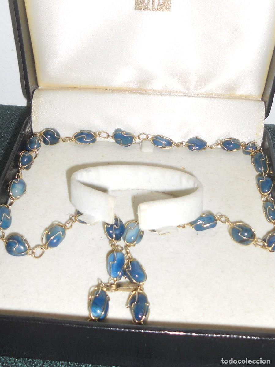 Joyeria: ANTIGUO COLLAR DE PEDRERIA ENLAZADA - Foto 6