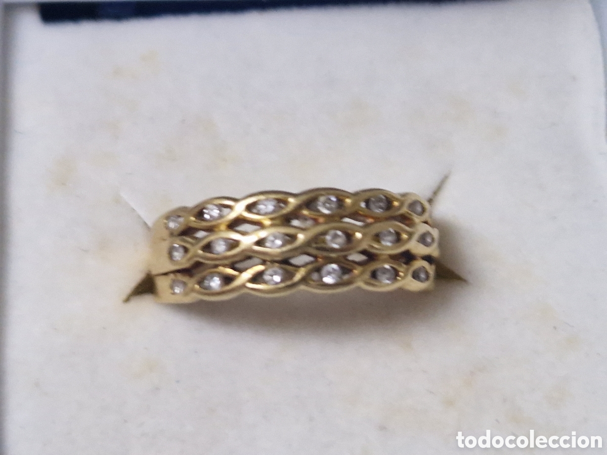 Joyeria: ANILLO DE ORO 18 K CON CIRCONITAS - Foto 6