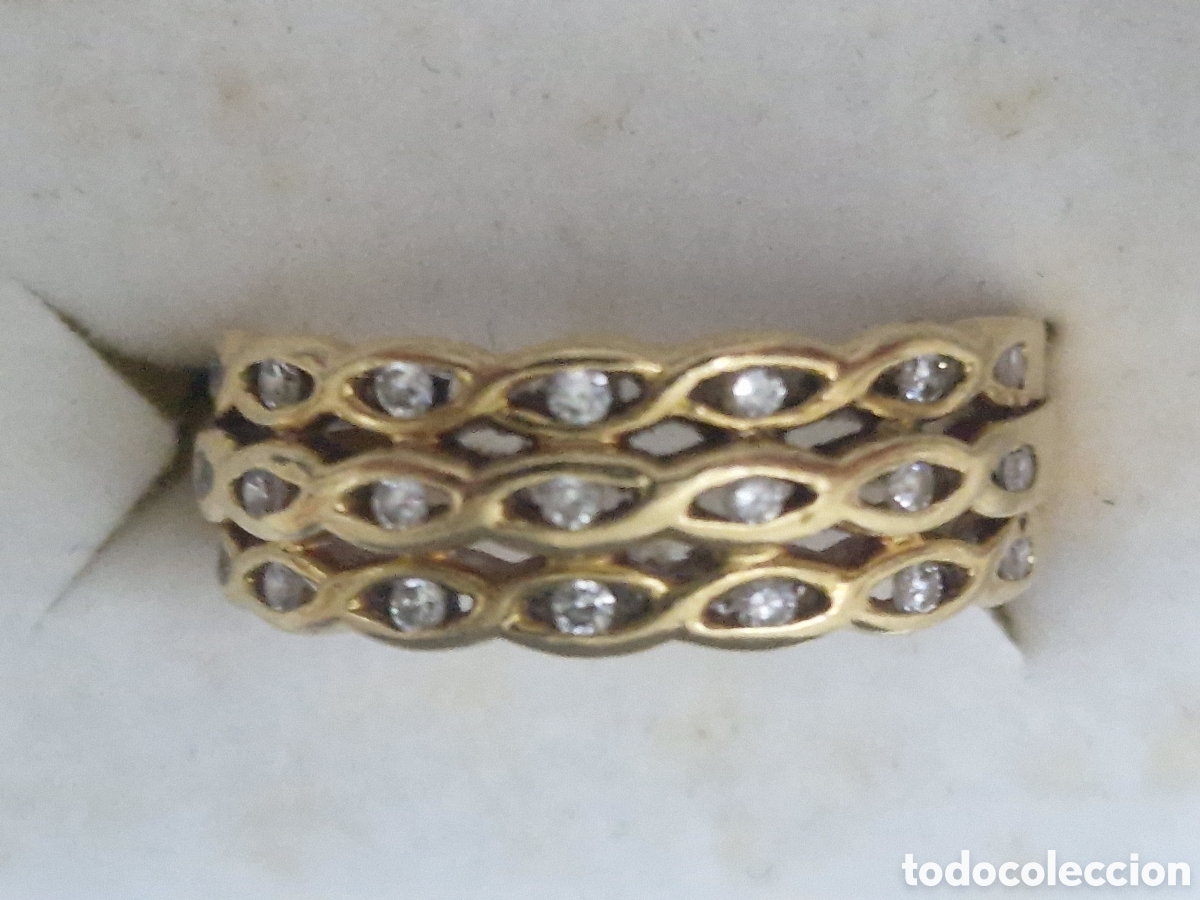 Joyeria: ANILLO DE ORO 18 K CON CIRCONITAS - Foto 10