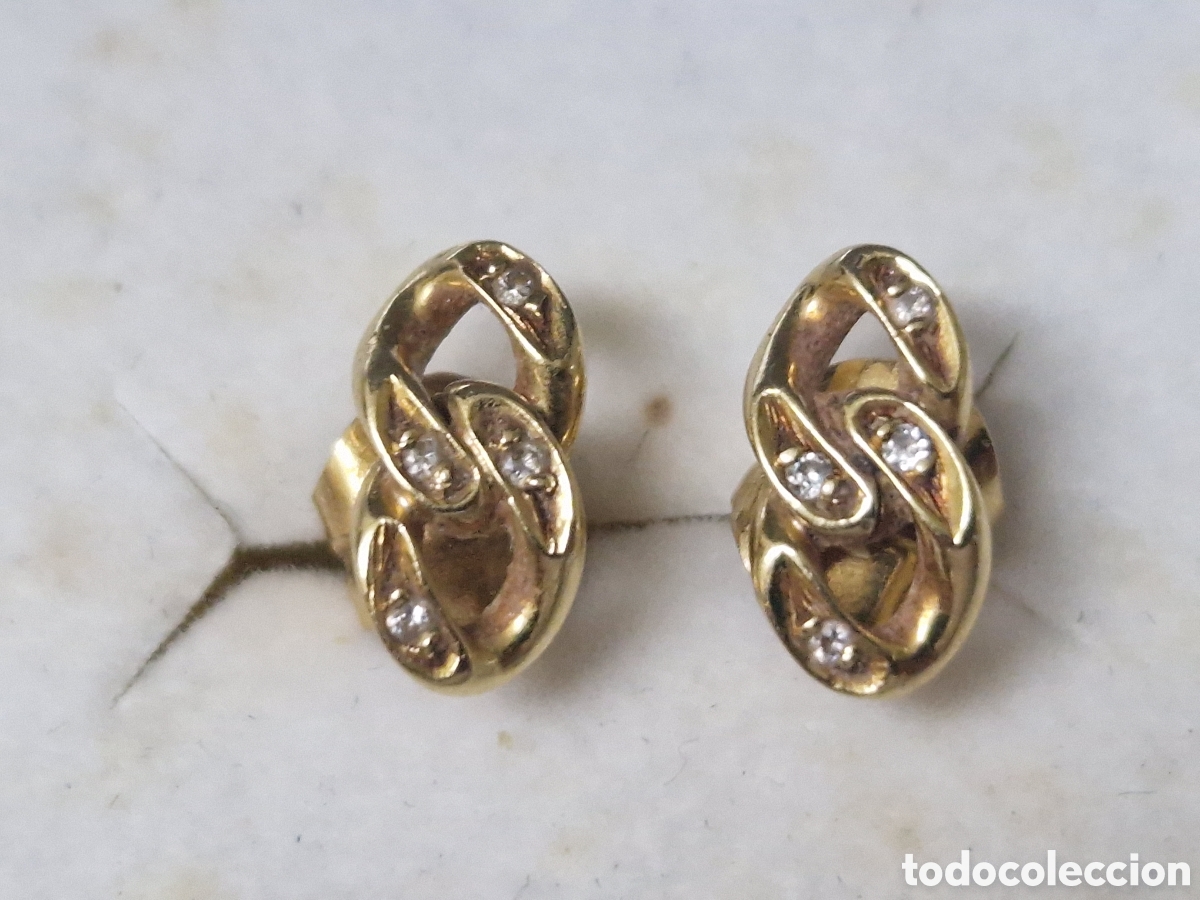 Joyeria: PENDIENTES ORO 18 K Y DIAMANTES - Foto 2