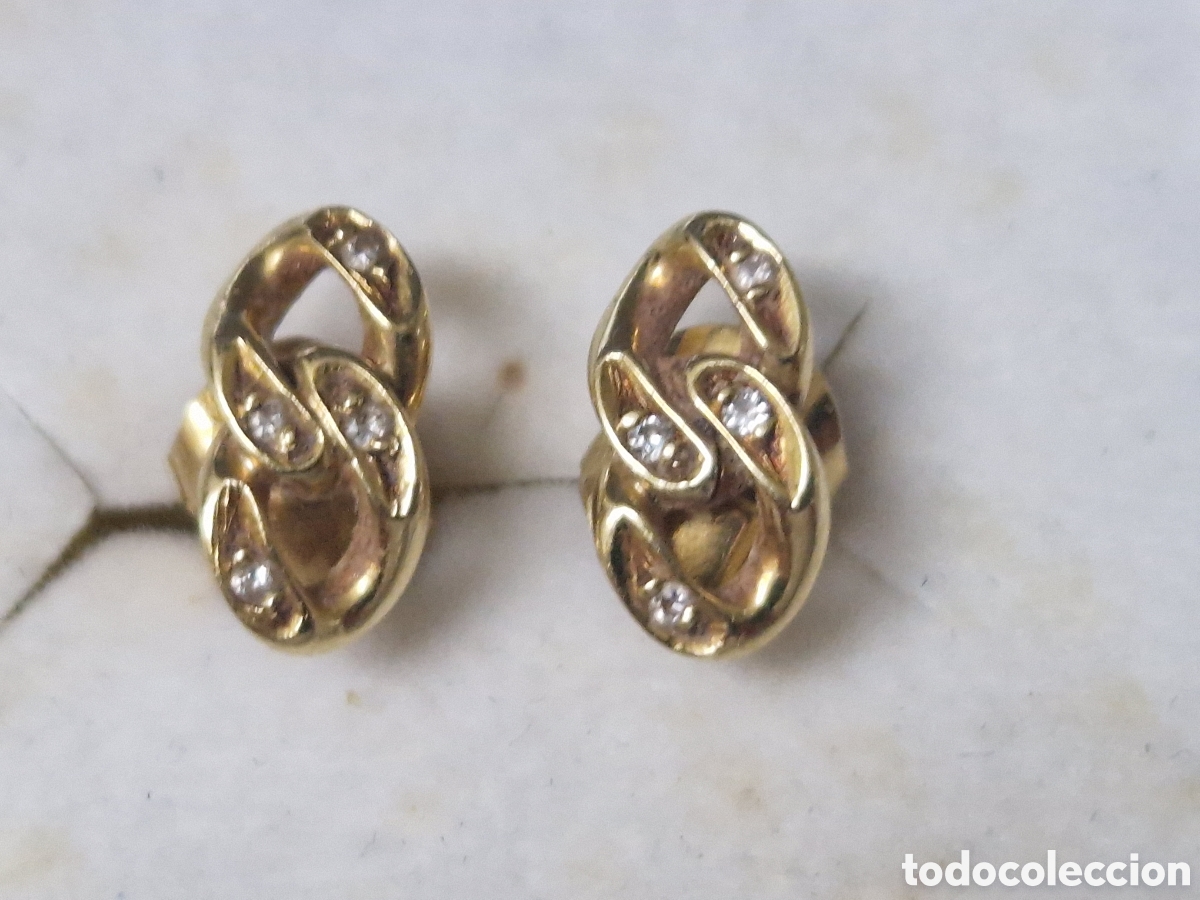 Joyeria: PENDIENTES ORO 18 K Y DIAMANTES - Foto 3