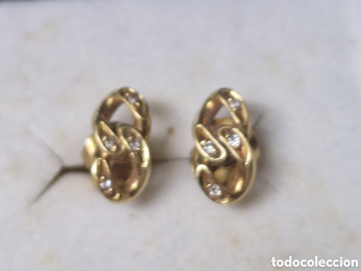 Joyeria: PENDIENTES ORO 18 K Y DIAMANTES - Foto 1