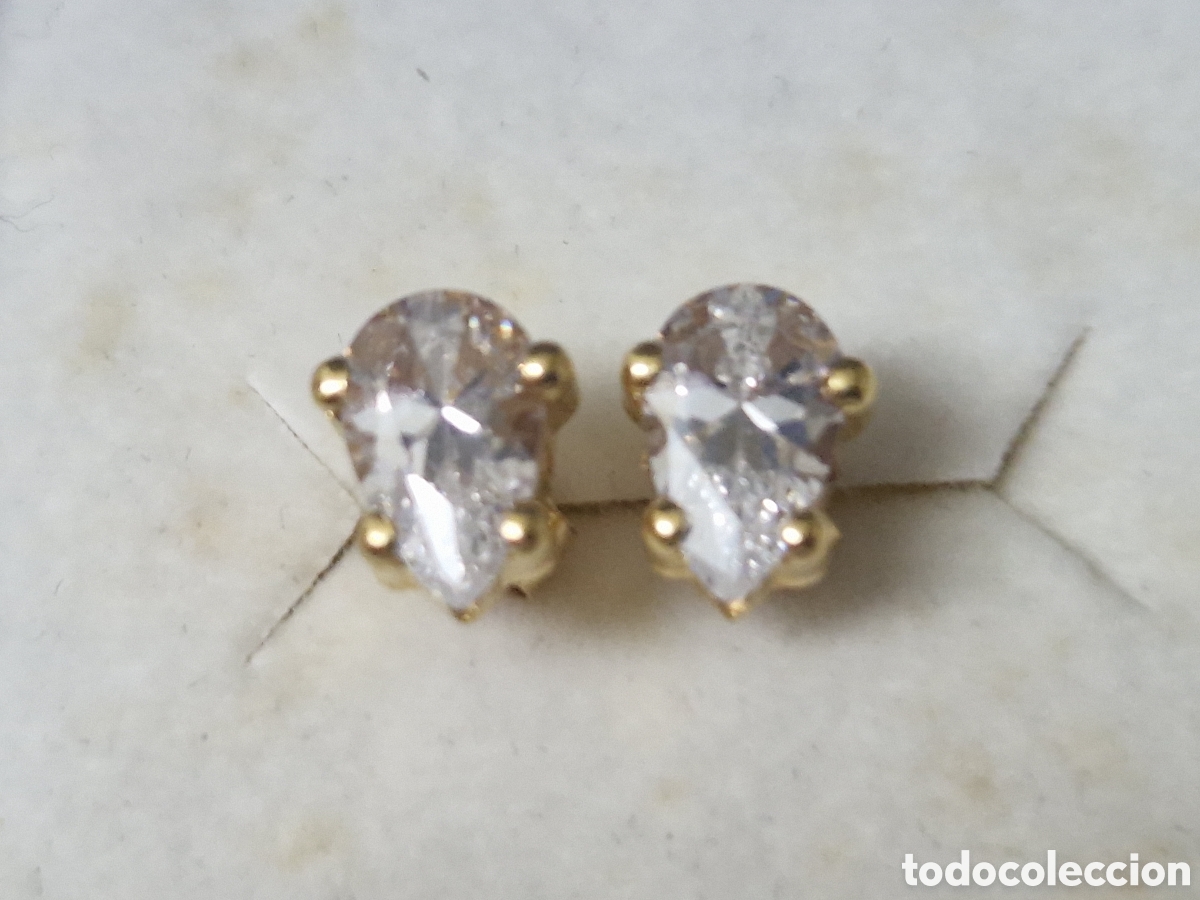 Joyeria: PENDIENTES ORO 28 K Y CIRCONES - Foto 4