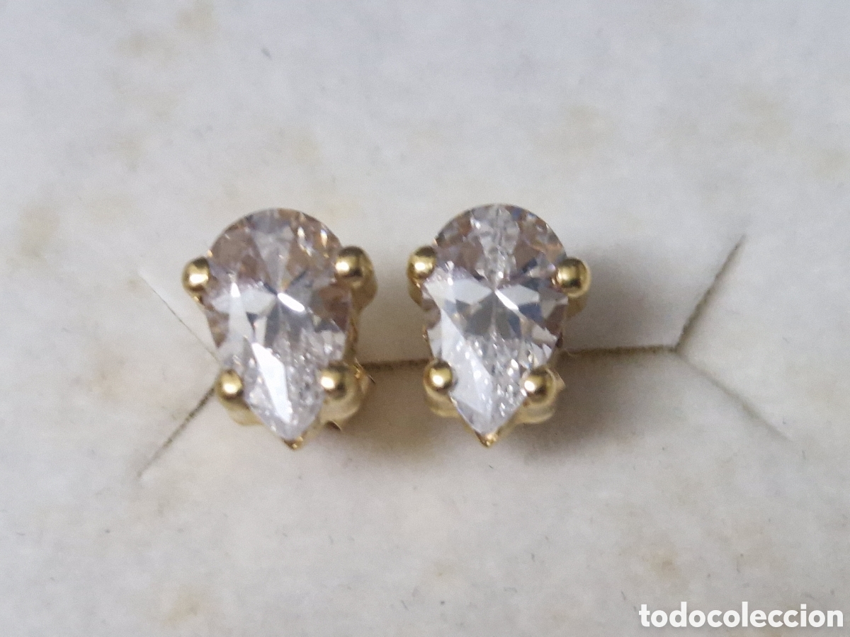 Joyeria: PENDIENTES ORO 28 K Y CIRCONES - Foto 5