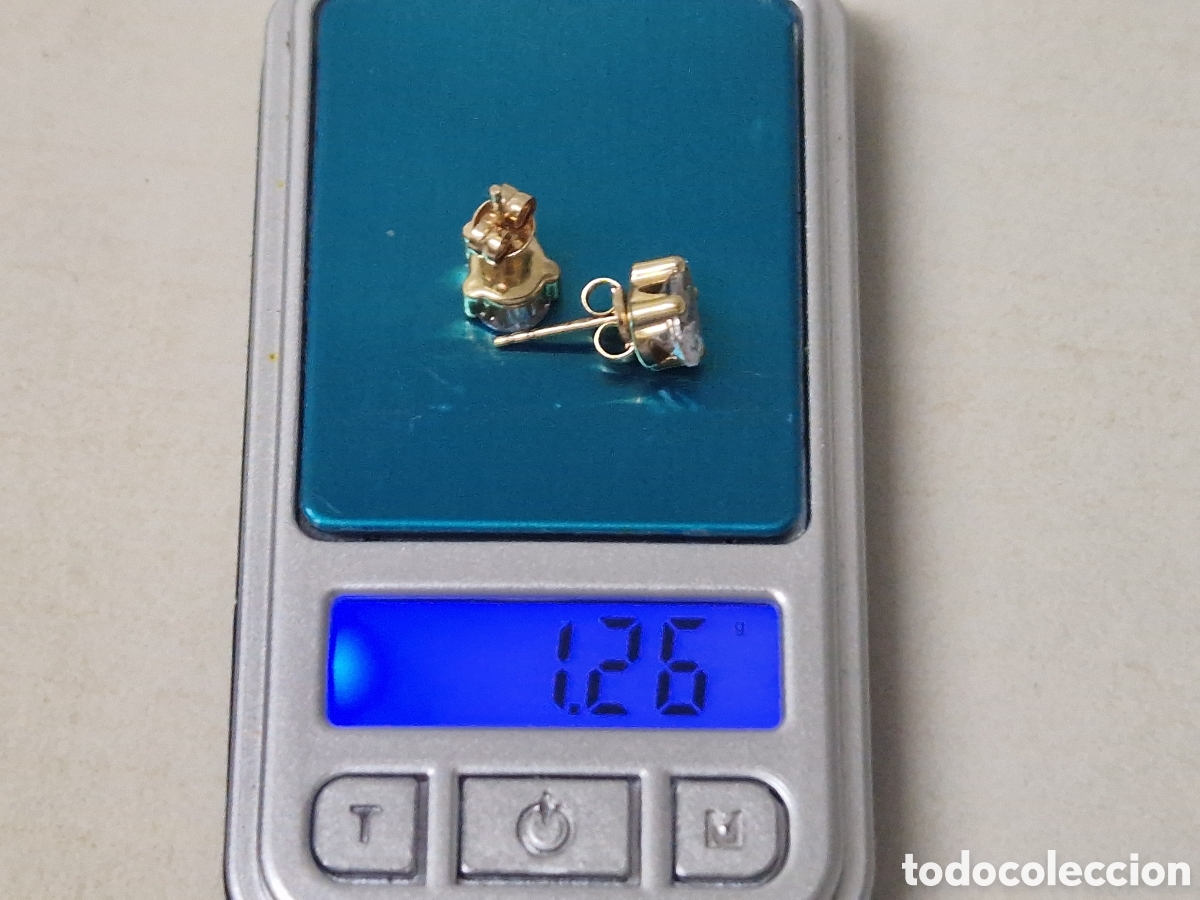 Joyeria: PENDIENTES ORO 28 K Y CIRCONES - Foto 6