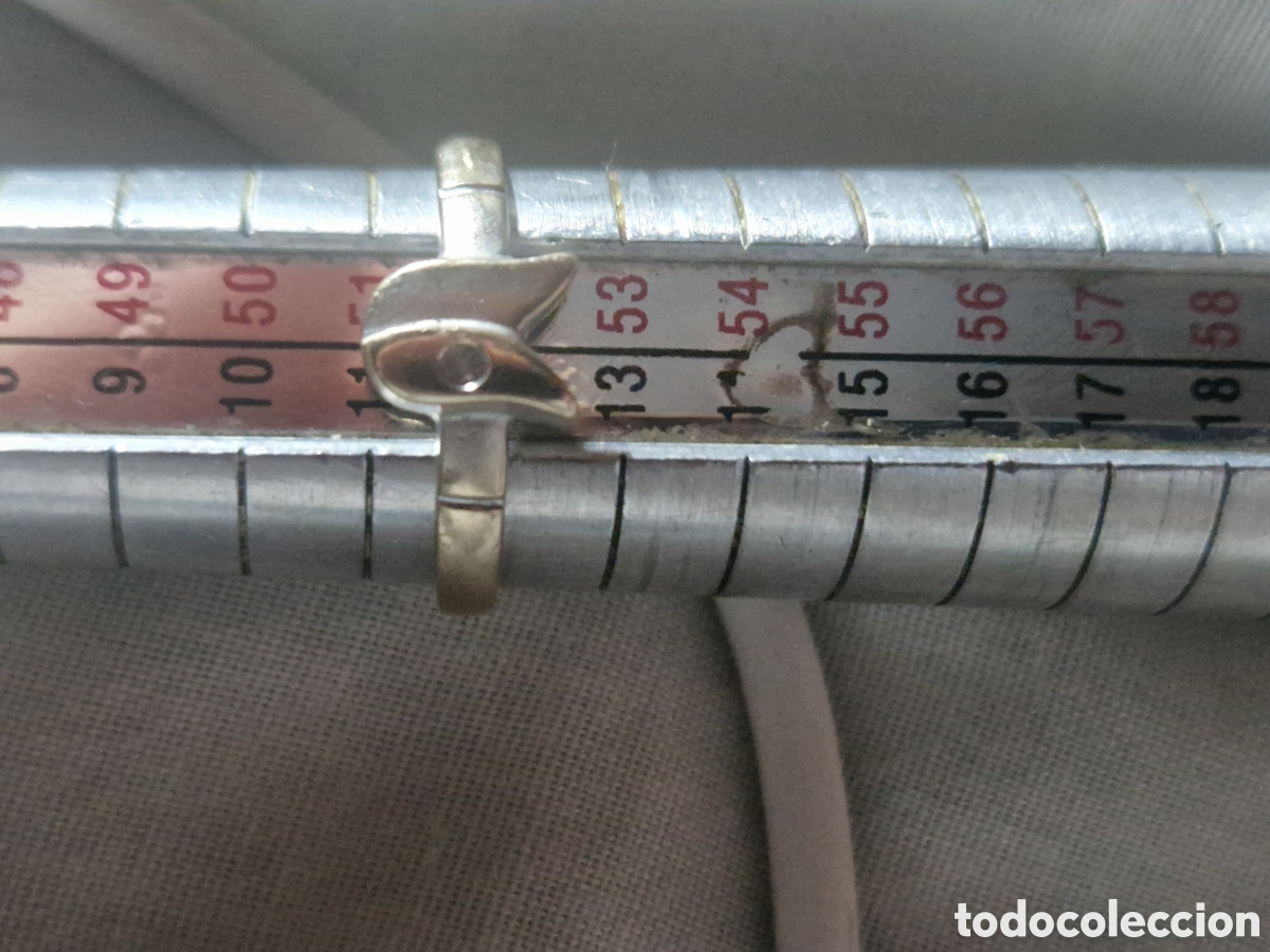 Joyeria: BONITO ANILLO ORO BLANCO 18 K Y DIAMANTE - Foto 7
