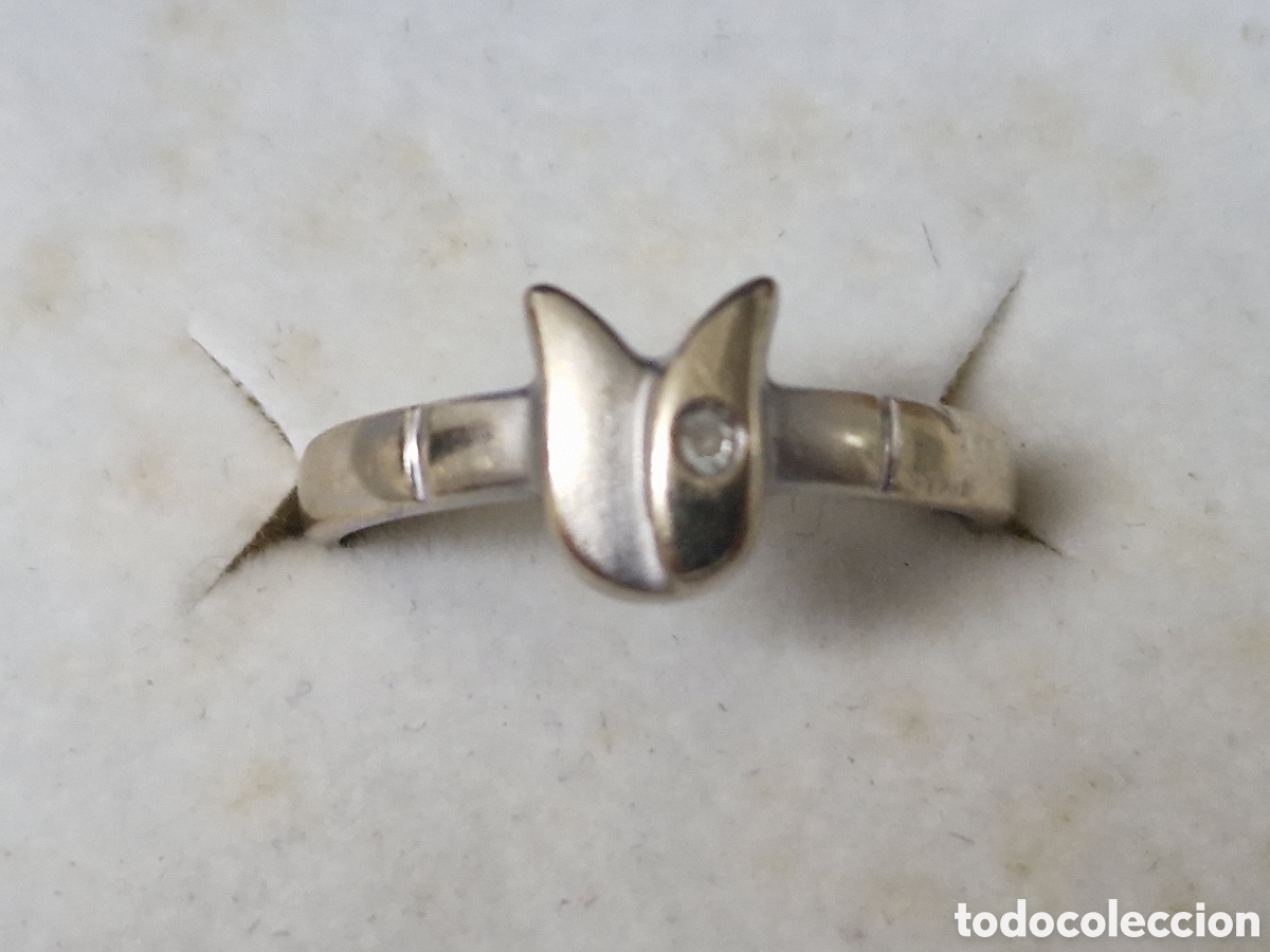 Joyeria: BONITO ANILLO ORO BLANCO 18 K Y DIAMANTE - Foto 1