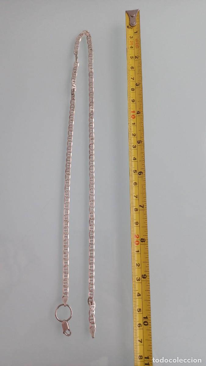 Joyeria: COLLAR CADENA REALIZADA PLATA MACIZA MARCAJE 925 - Foto 3