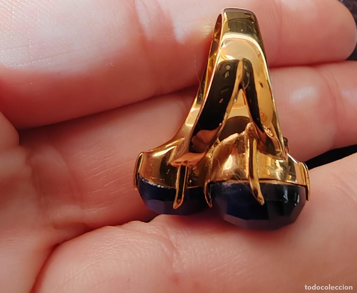 Joyeria: Anillo con Ojos de Gato y Circonitas - Foto 6